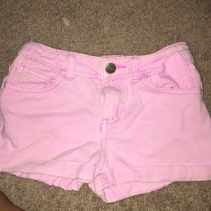 Pink shorts